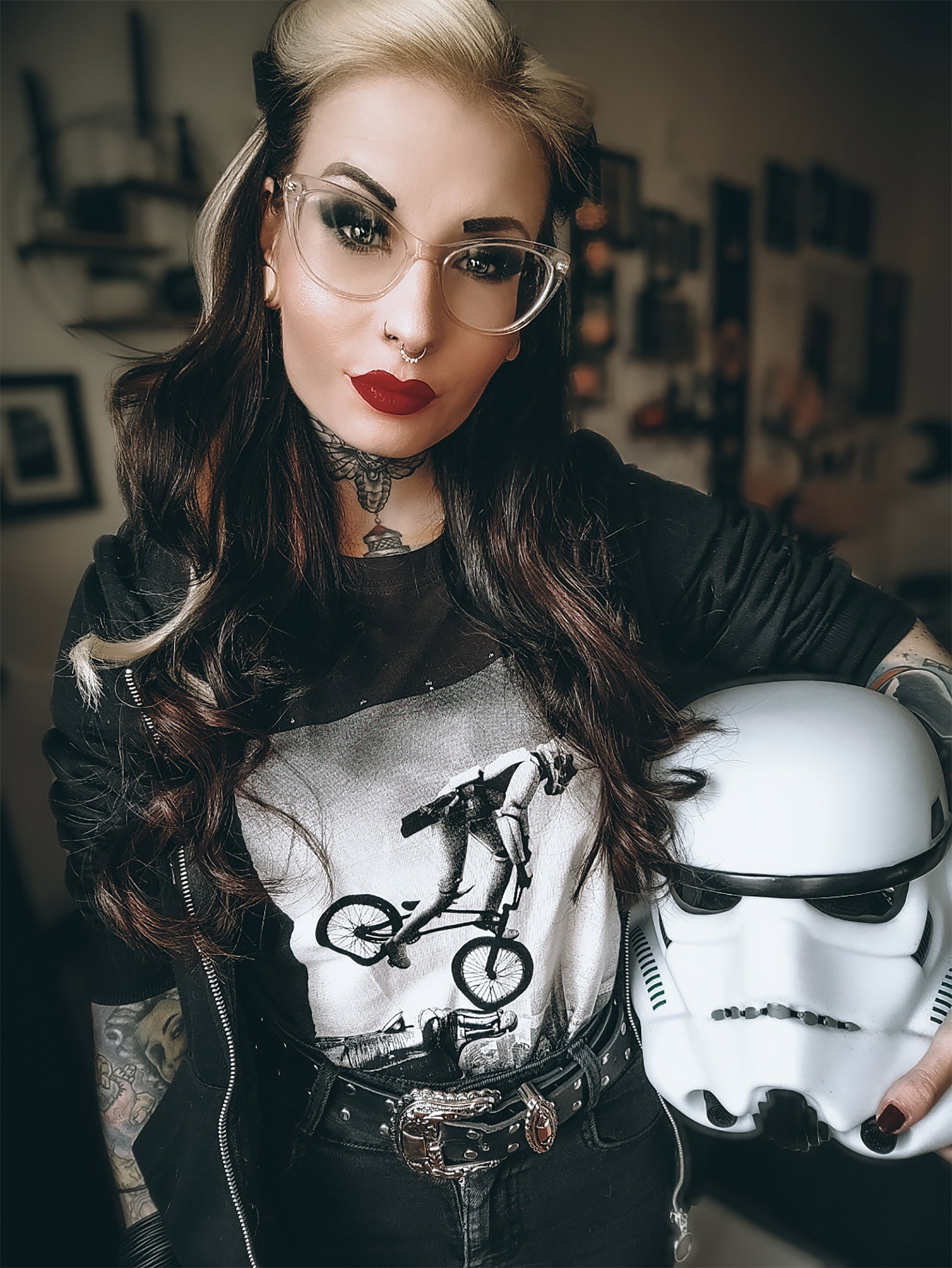 Productafbeelding BMX Trooper T-shirt voor Star Wars Fans Zwart
