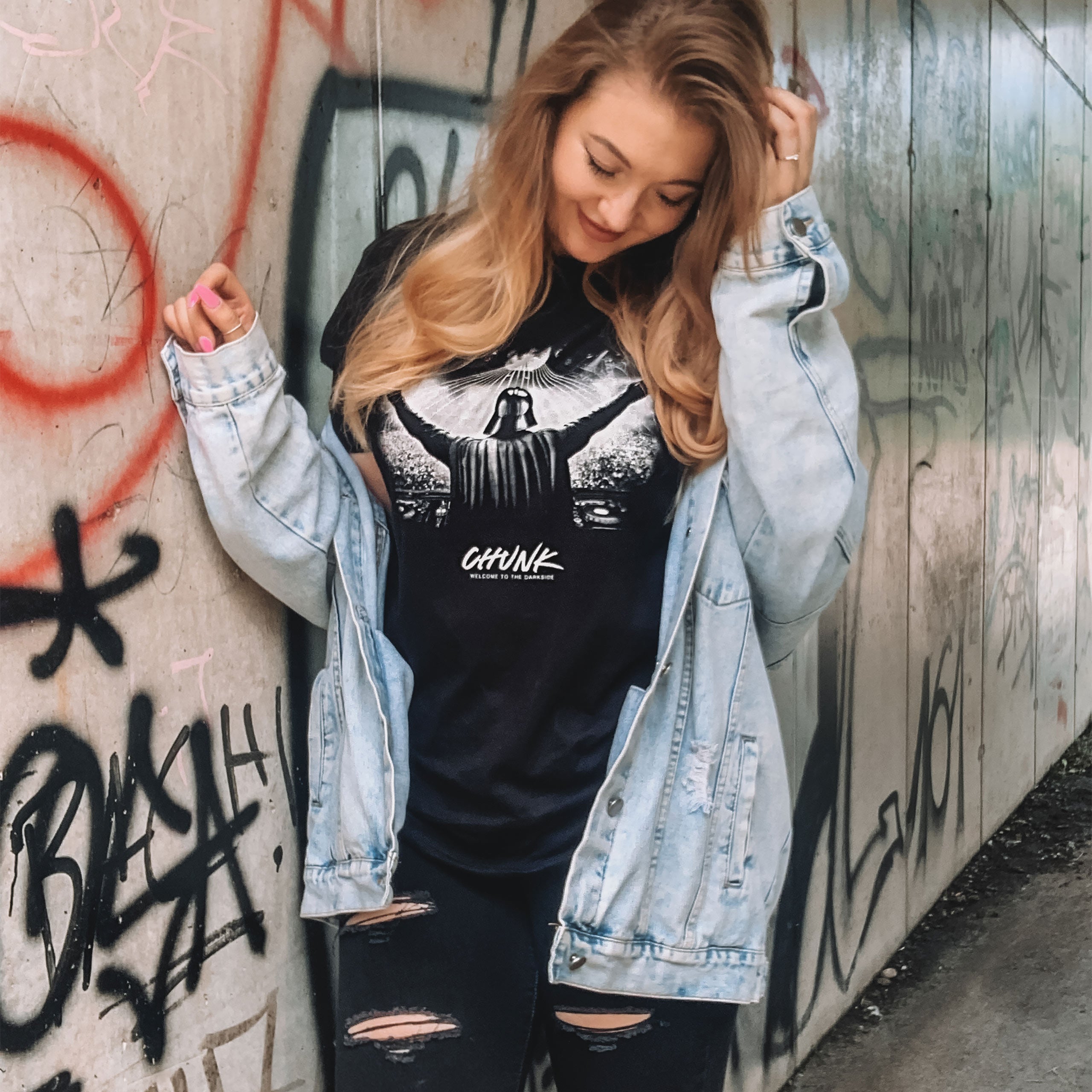 Productafbeelding DJ Dark Lord T-shirt voor Star Wars fans zwart
