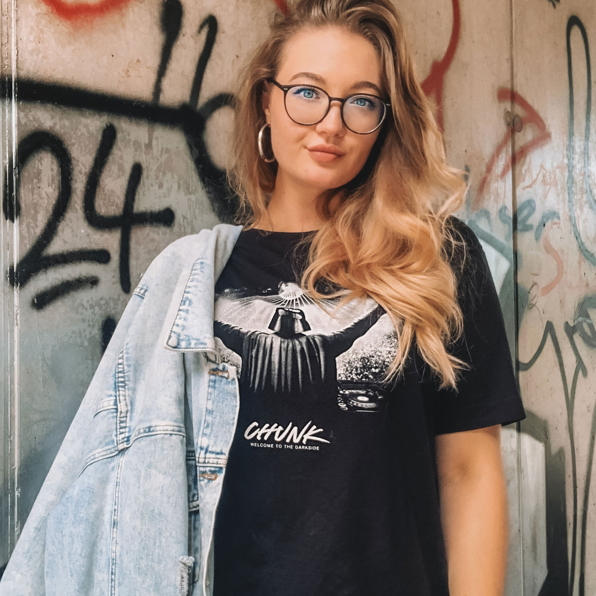 Productafbeelding DJ Dark Lord T-shirt voor Star Wars fans zwart