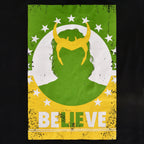 Productafbeelding Loki - Believe Lie Poster T-Shirt zwart