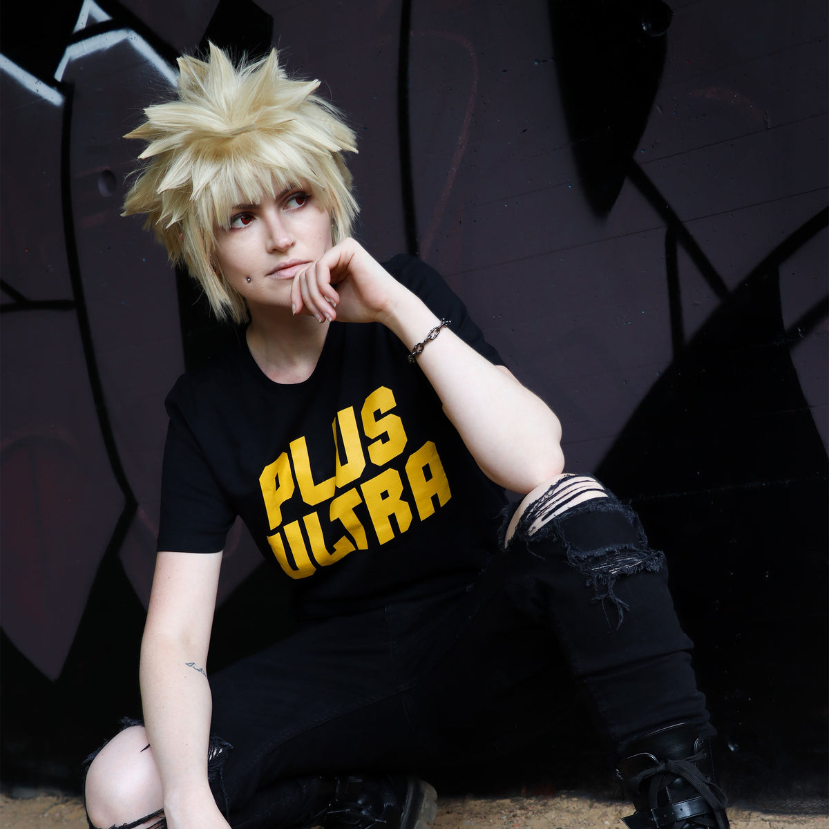 Product image Plus Ultra T-Shirt for My Hero Academia Fans black