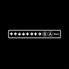 Product image Konami Code T-Shirt for Gaming Fans Black