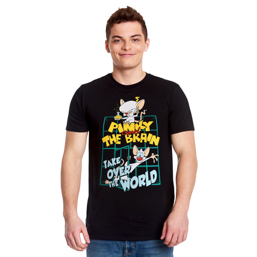 Productafbeelding Pinky en de Brain - Take Over The World T-Shirt