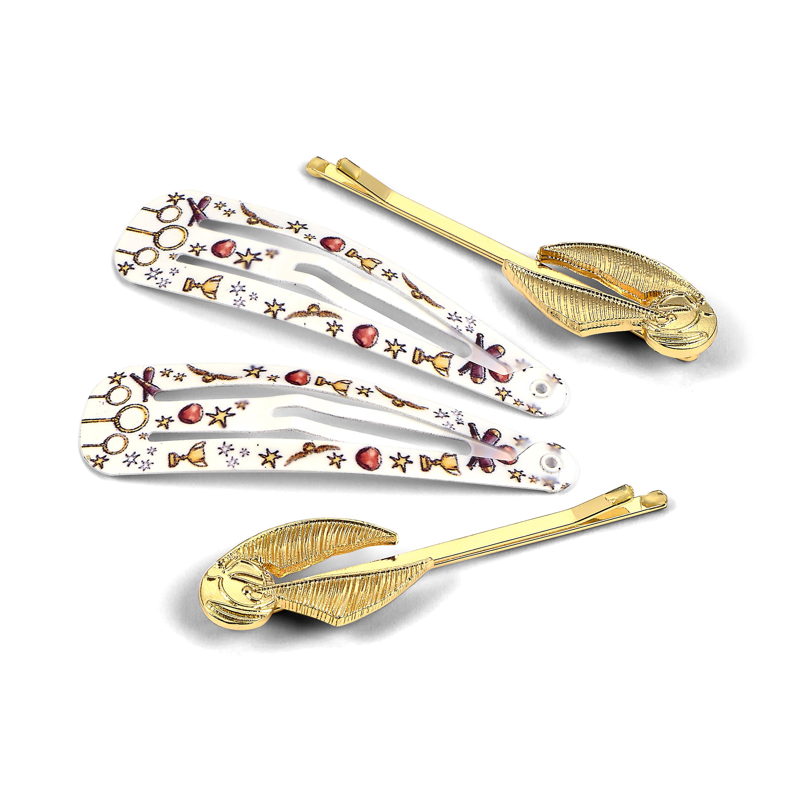 Productafbeelding Harry Potter - Gouden Snaai Haarclips 4-delige Set