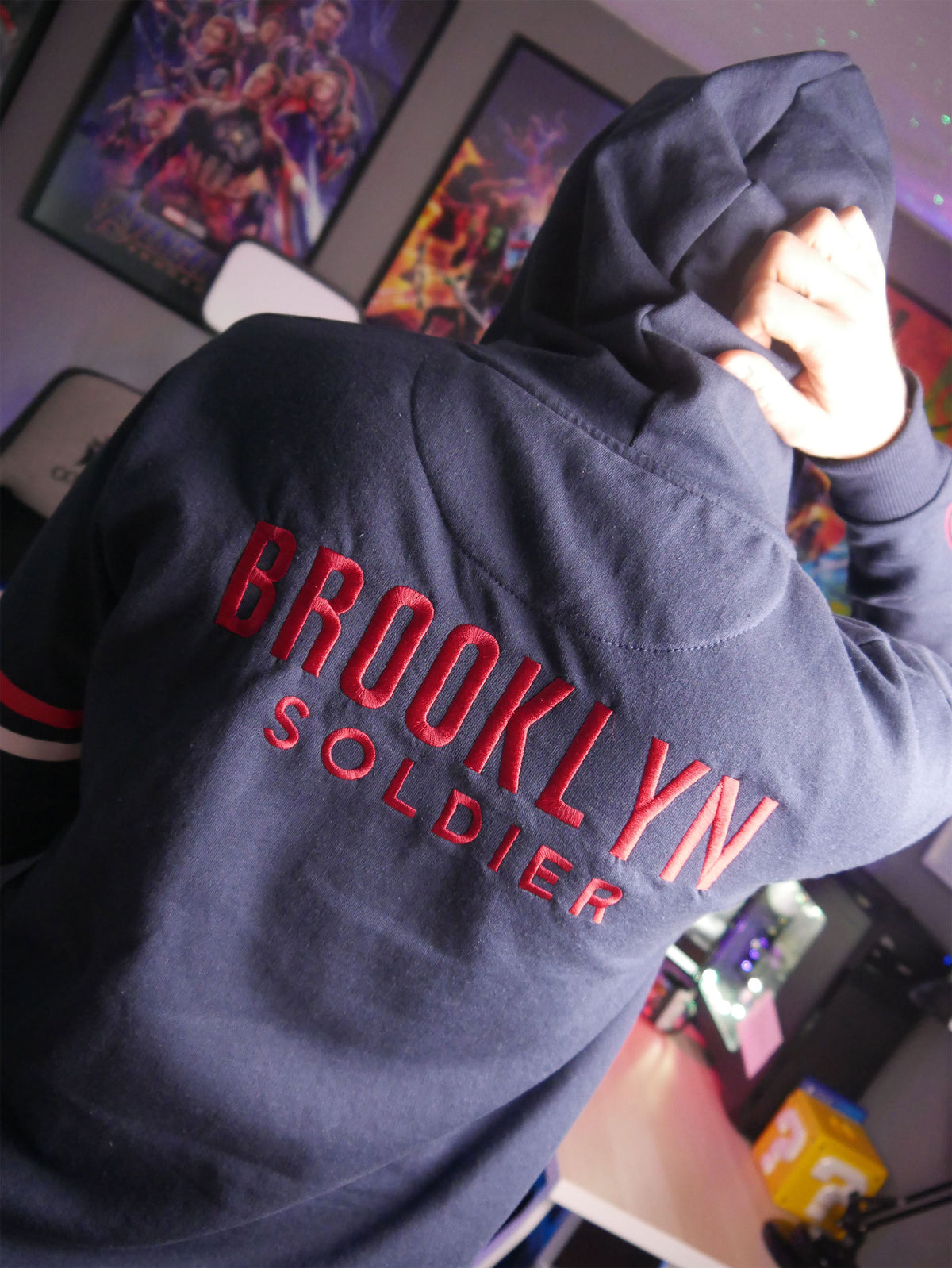 Productafbeelding Captain America - Brooklyn Soldier Hoodie blauw