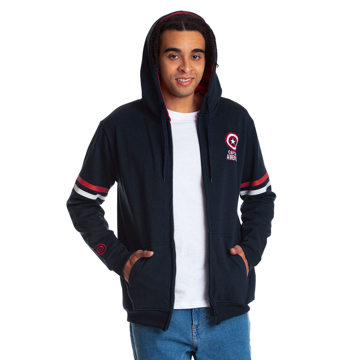 Productafbeelding Captain America - Brooklyn Soldier Hoodie blauw
