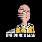 Productafbeelding One Punch Man - Saitama Fun T-shirt zwart
