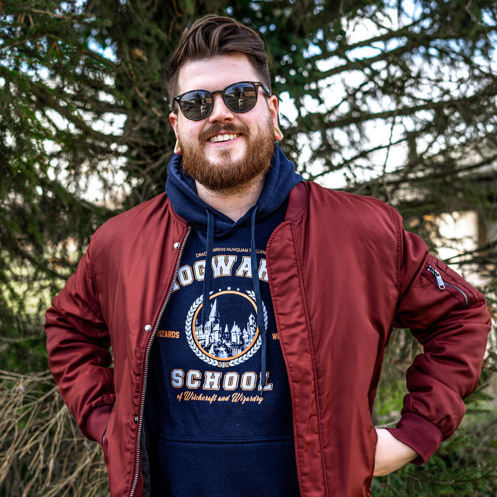 Productafbeelding Harry Potter - Hogwarts School Hoodie Blauw