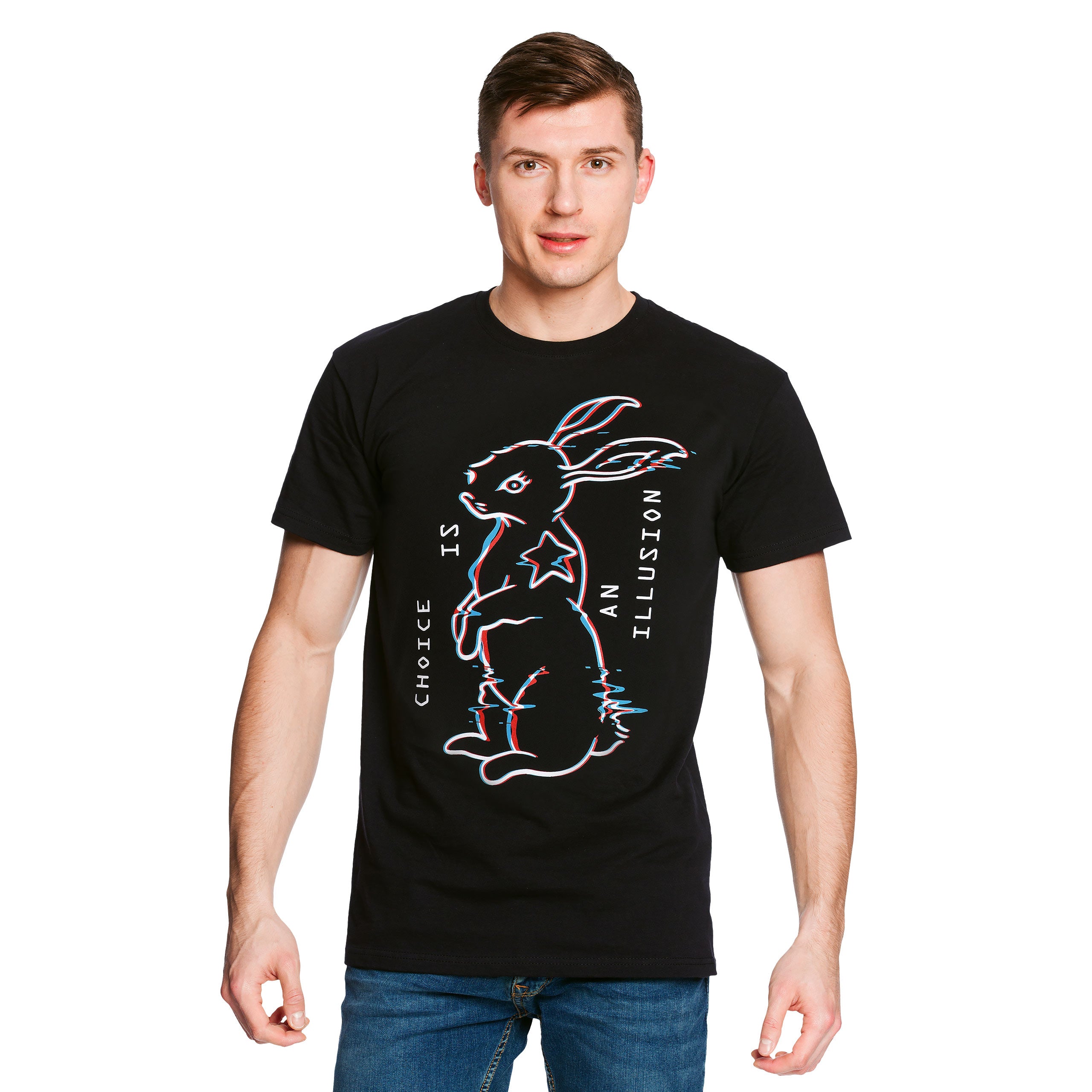 Productafbeelding Matrix - Wit Konijn T-Shirt zwart