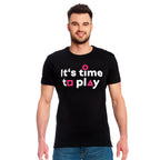 Productafbeelding It’s Time to Play T-shirt voor Squid Game Fans Zwart