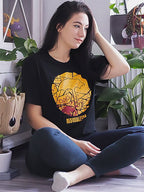 Productafbeelding Cookie Disqualified T-shirt voor Squid Game Fans zwart