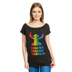 Productafbeelding Lilo & Stitch - Ohana Rainbow Pride Dames Loose Fit T-Shirt