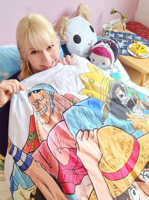 Productafbeelding One Piece - Ruffy & Crew Omkeerbaar Beddengoed