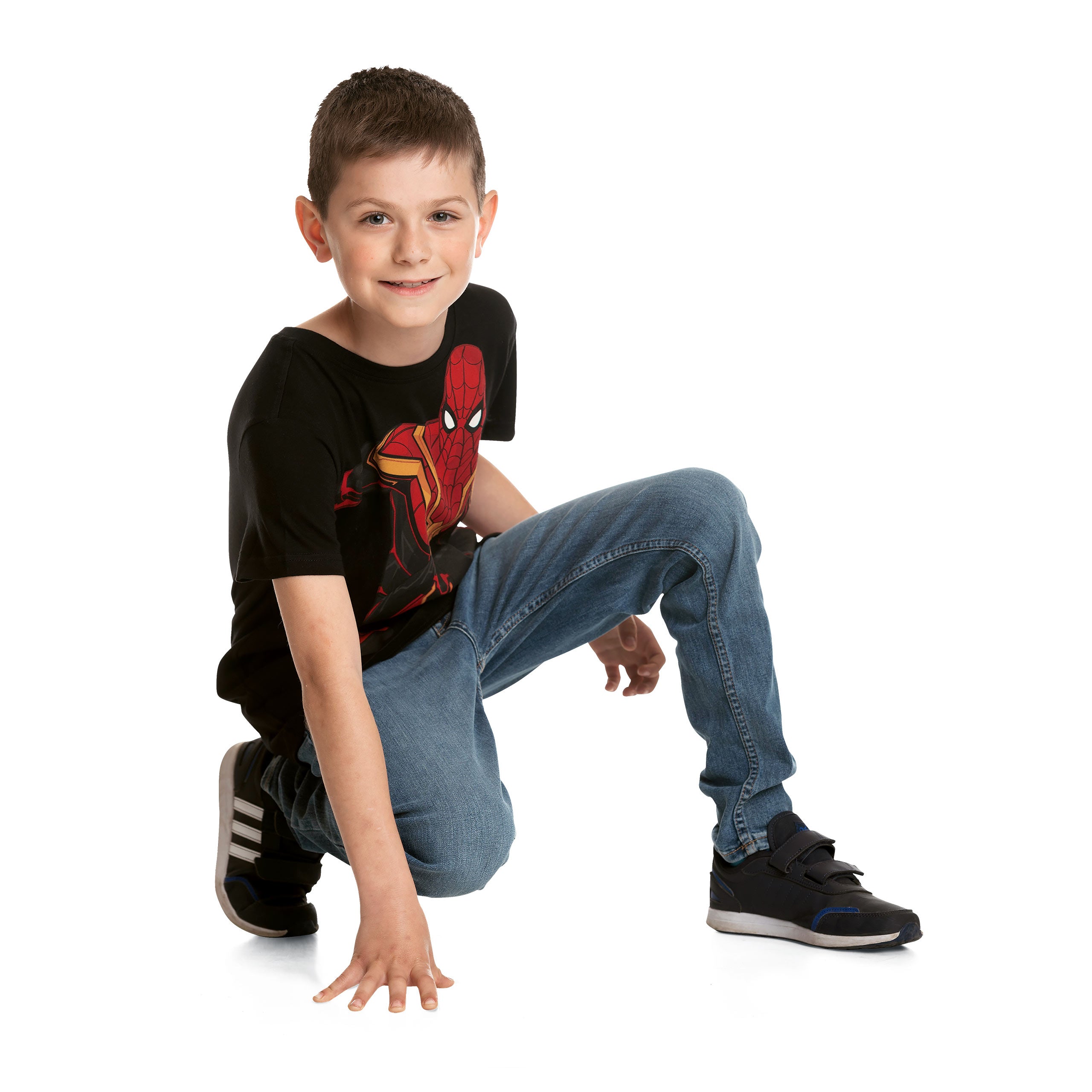 Productafbeelding Spider-Man - Spidey Pose Kinder T-Shirt Zwart