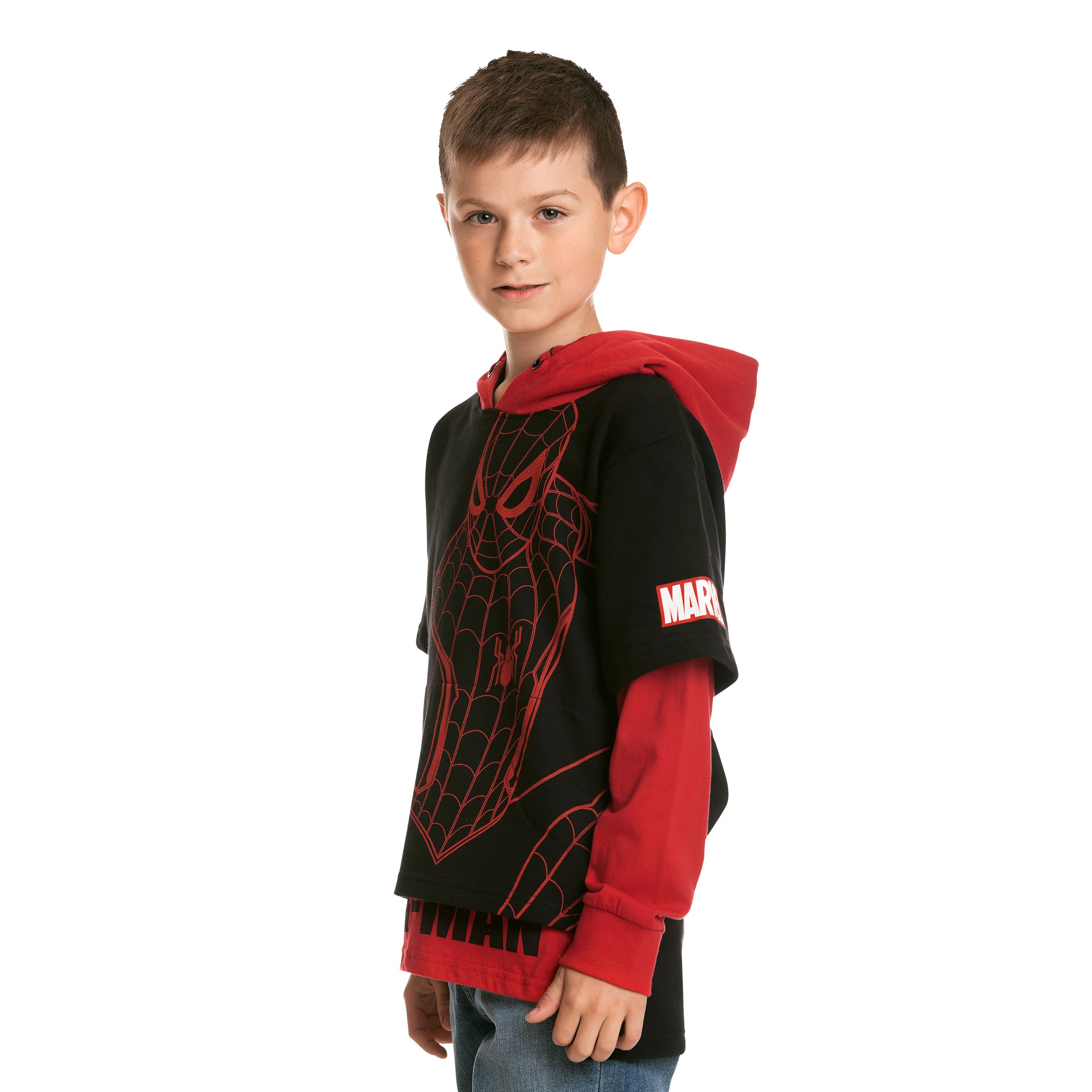 Productafbeelding Spider-Man Hoodie Kinderen zwart-rood