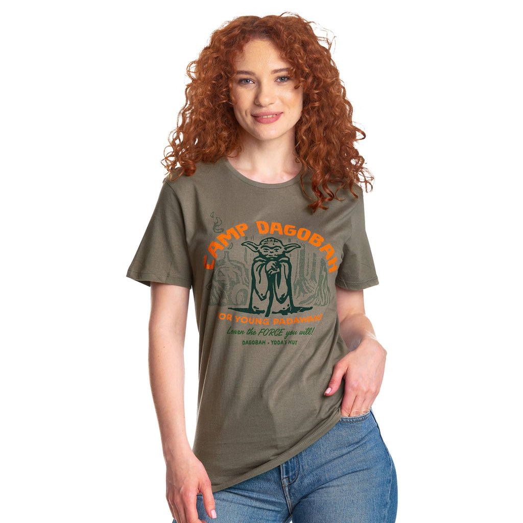Productafbeelding Star Wars - Camp Dagobah T-shirt groen
