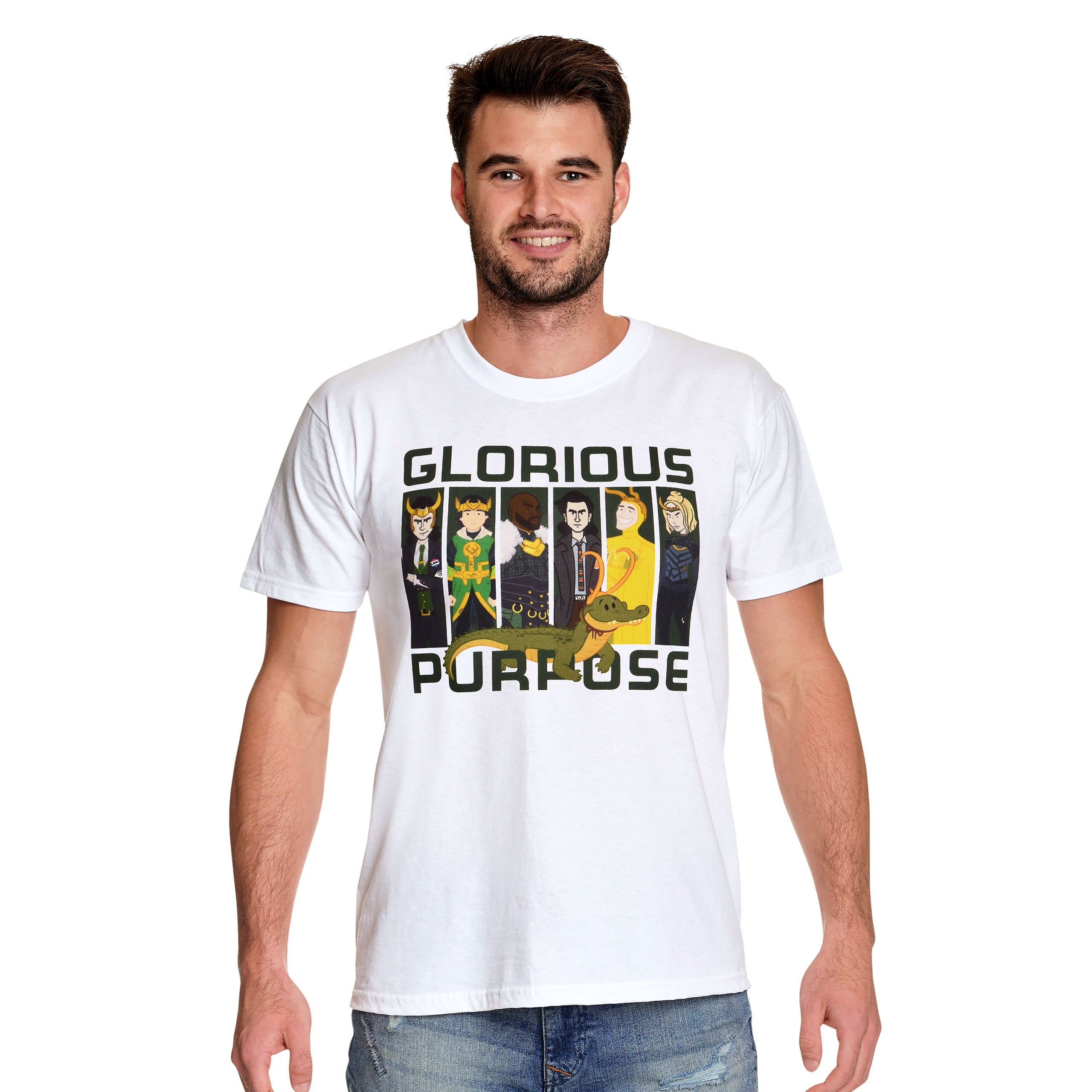 Productafbeelding Loki - Glorious Purpose T-shirt wit