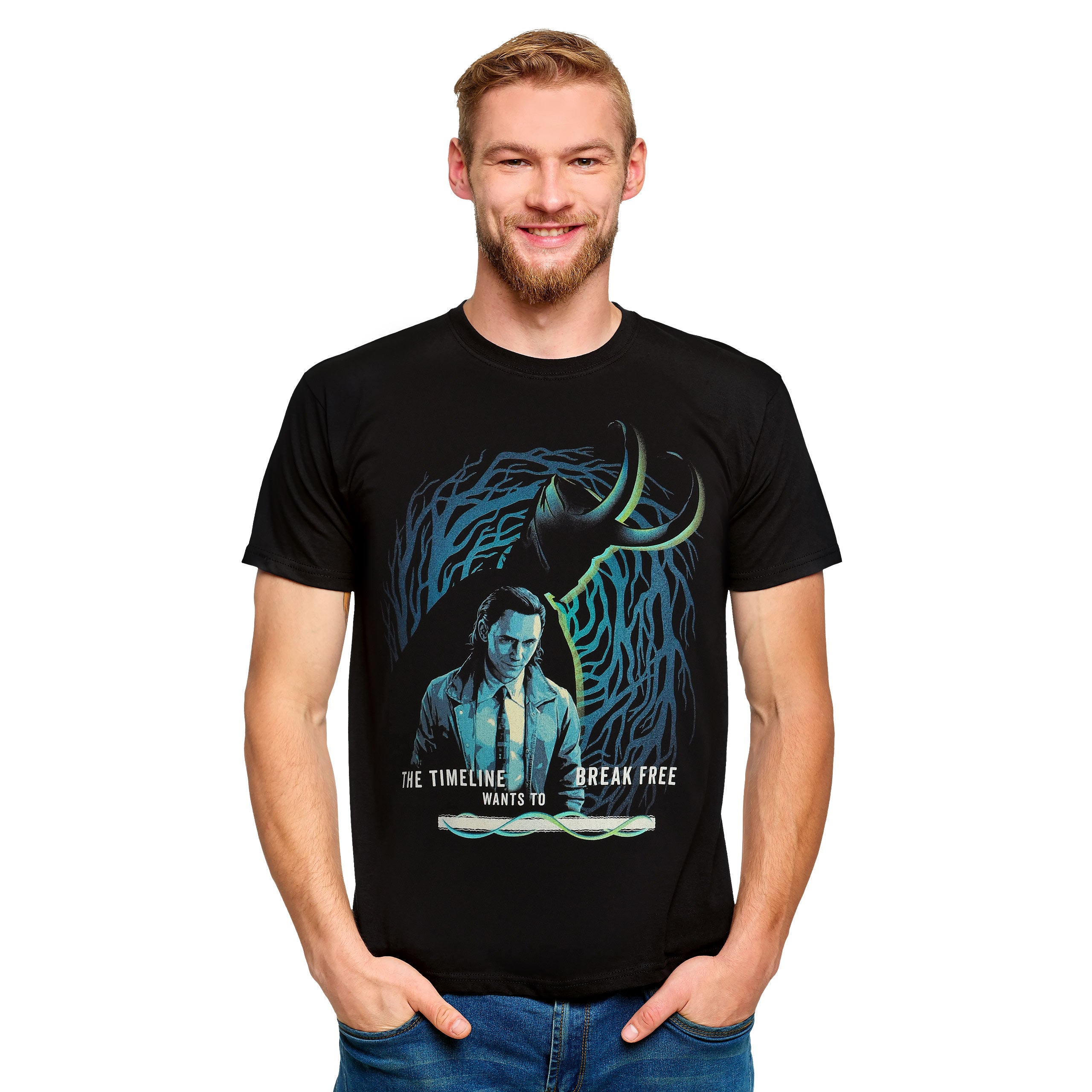 Productafbeelding Loki - Break Free T-shirt zwart