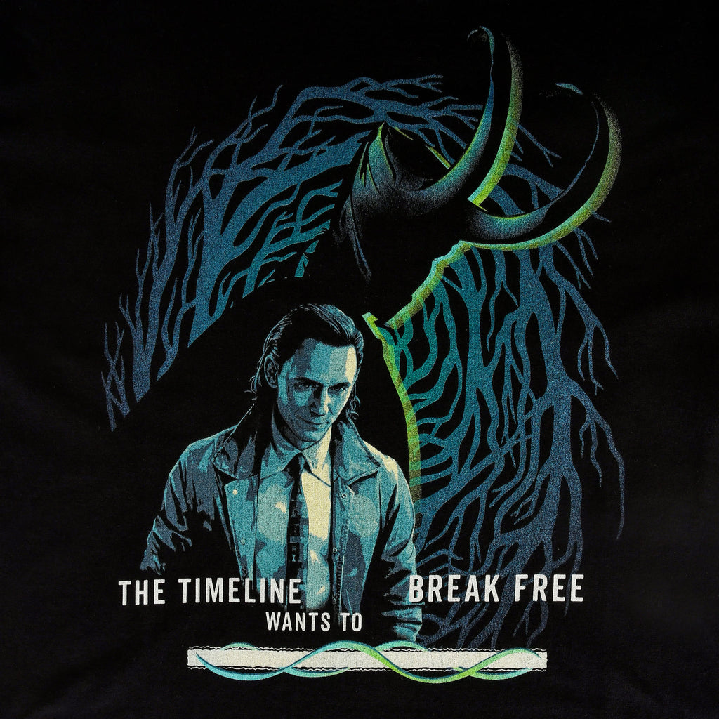Productafbeelding Loki - Break Free T-shirt zwart