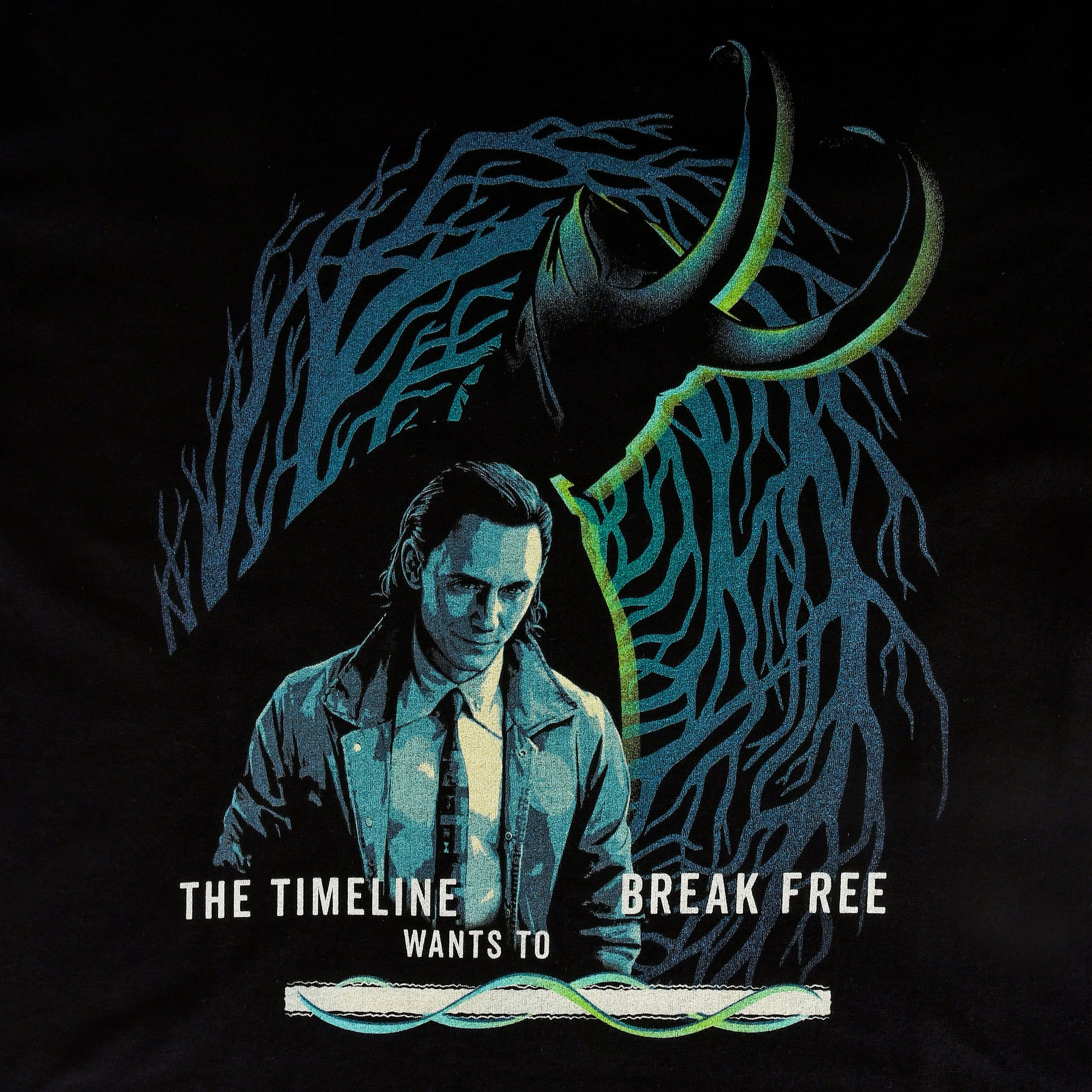 Productafbeelding Loki - Break Free T-shirt zwart