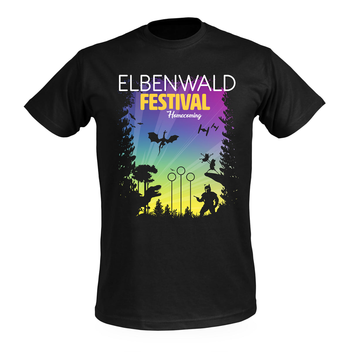Productafbeelding Elbenwald Festival Homecoming T-Shirt zwart