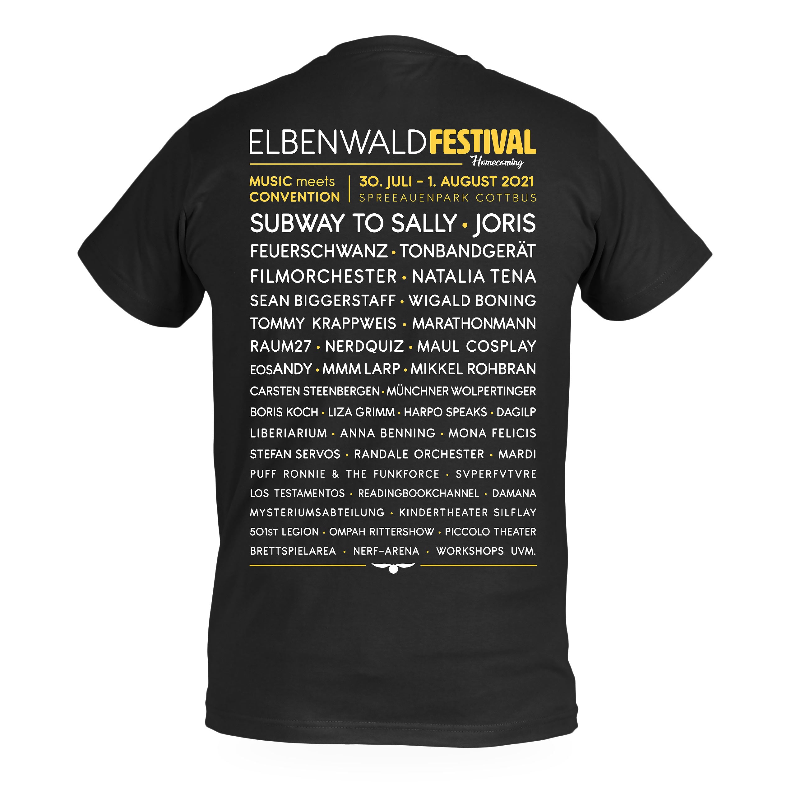 Productafbeelding Elbenwald Festival Homecoming T-Shirt zwart