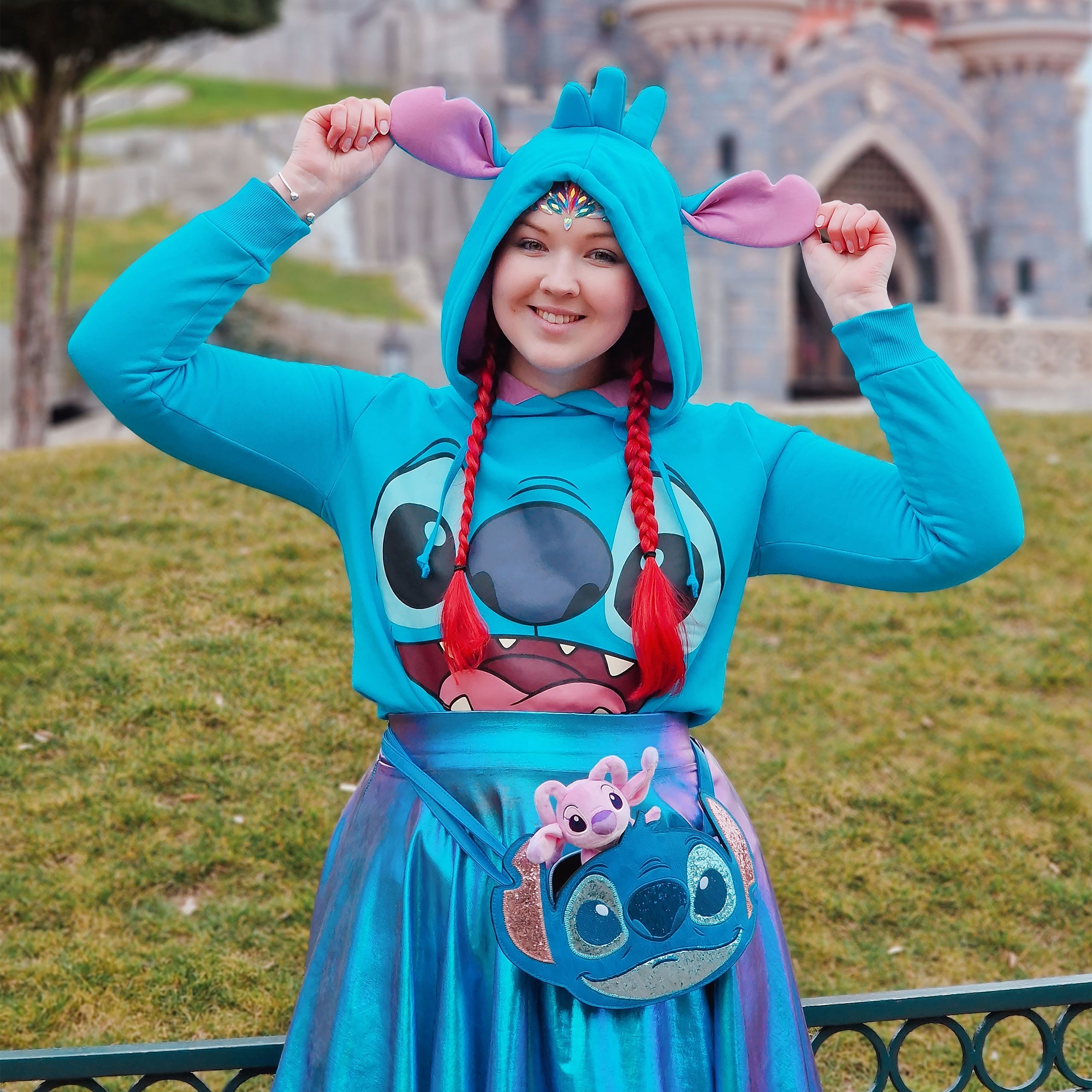Product image Lilo & Stitch - Stitch Women's Hoodie with Ears Blue