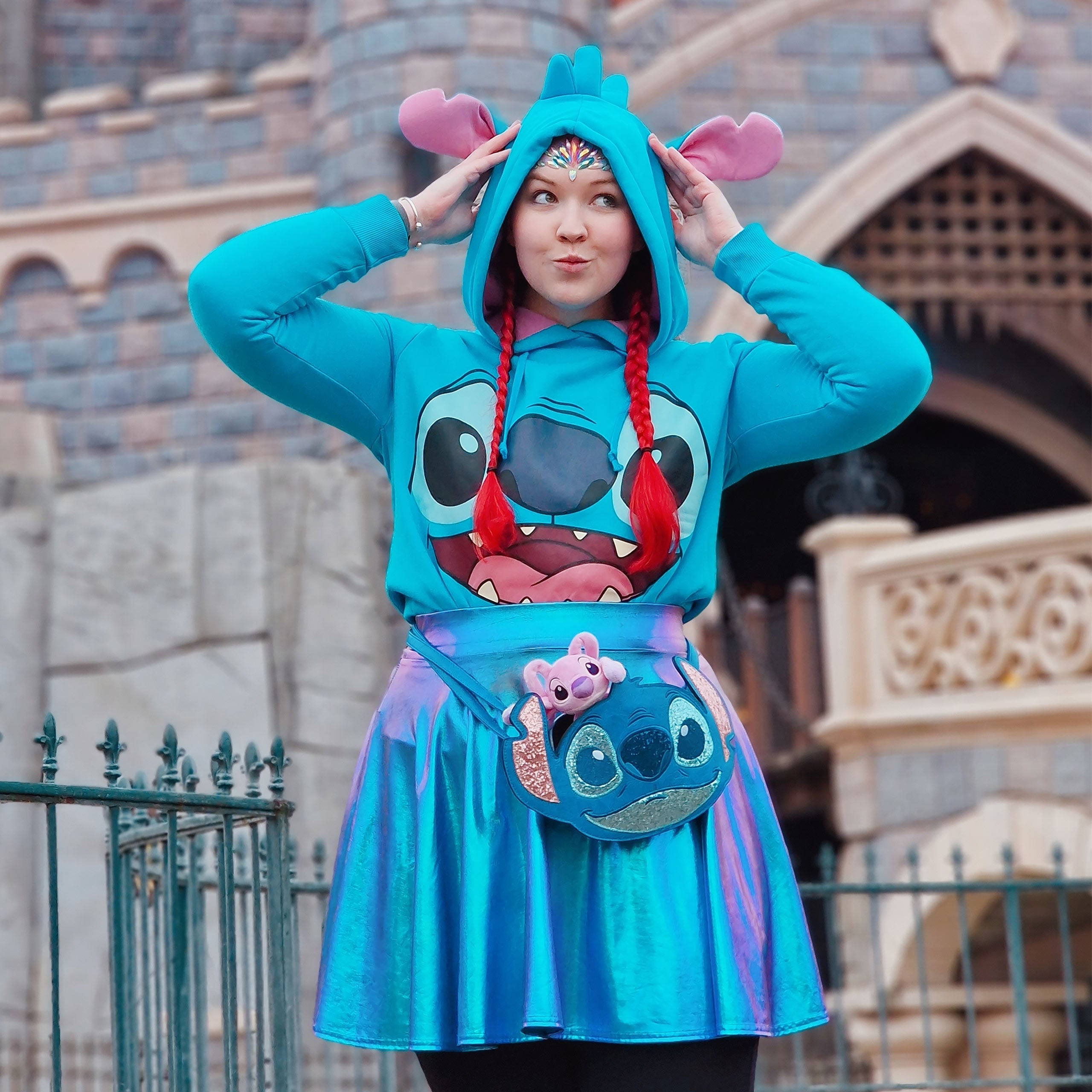 Product image Lilo & Stitch - Stitch Women's Hoodie with Ears Blue