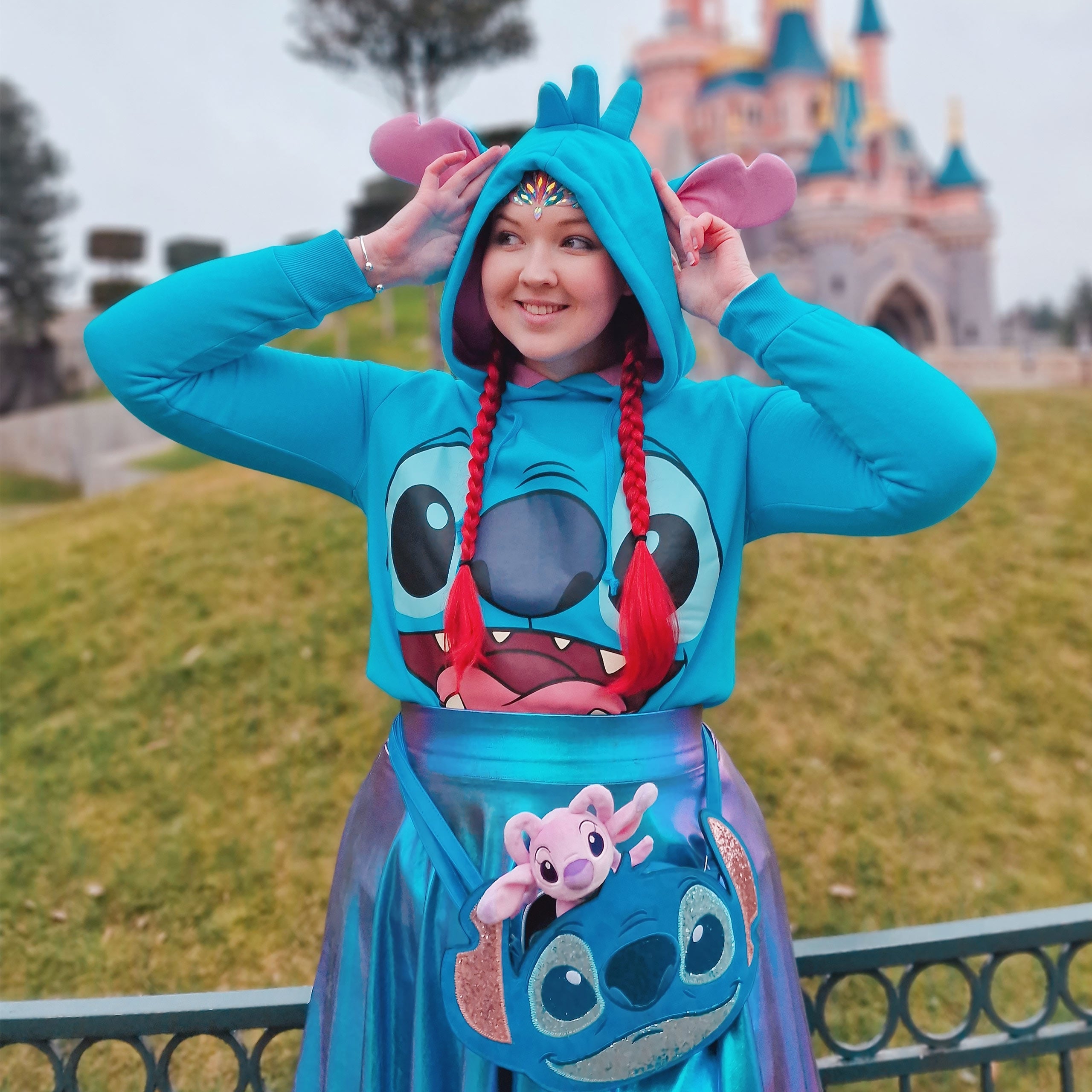 Product image Lilo & Stitch - Stitch Women's Hoodie with Ears Blue