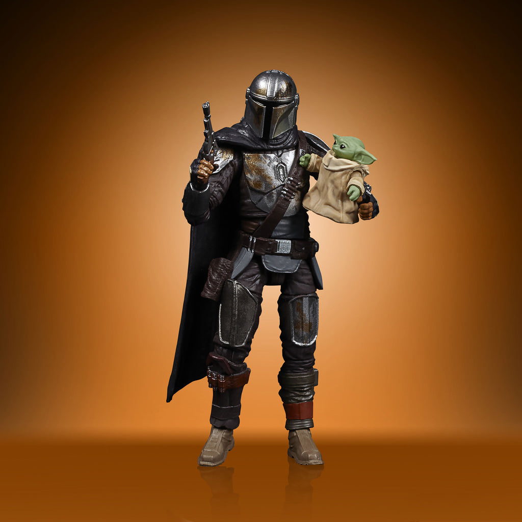 Productafbeelding Din Djarin met Grogu Actiefiguur 10 cm - Star Wars The Mandalorian