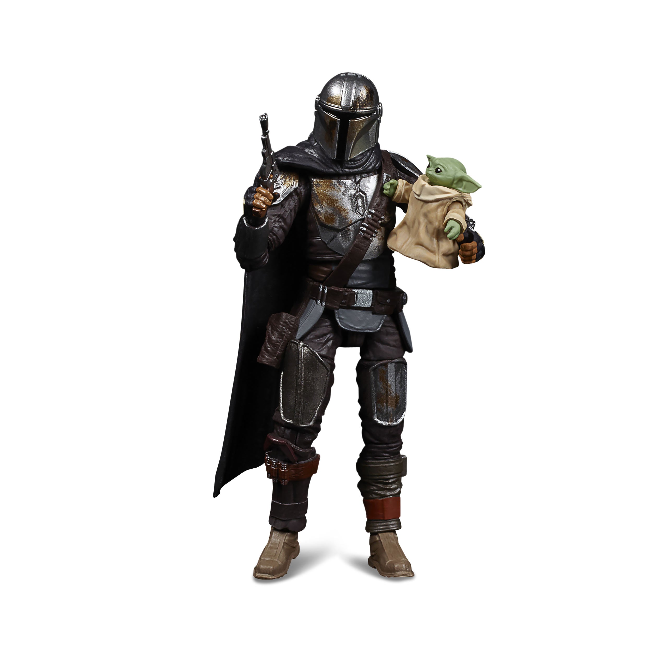 Productafbeelding Din Djarin met Grogu Actiefiguur 10 cm - Star Wars The Mandalorian