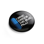 Product image Blue Pill Button for Matrix Fans