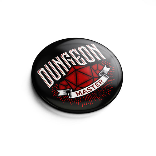 Productafbeelding Dungeon Master Button voor D&D Fans
