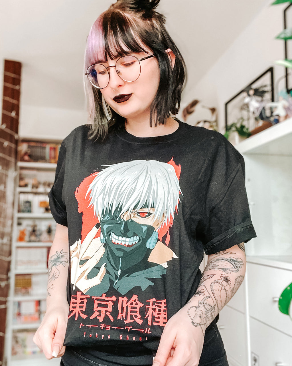 Productafbeelding Tokyo Ghoul - Blood T-shirt zwart