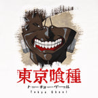 Productafbeelding Tokyo Ghoul - Geschraapt Masker T-Shirt wit