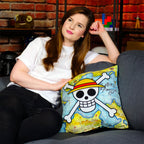 Productafbeelding One Piece - Skull en Pirate Crew Kussen