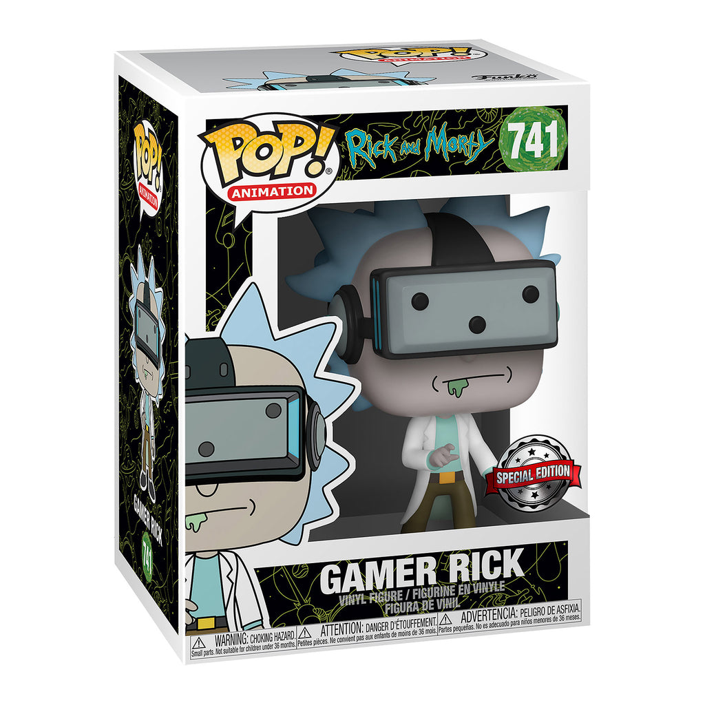 Productafbeelding Rick and Morty - Gamer Rick Funko Pop Figuur