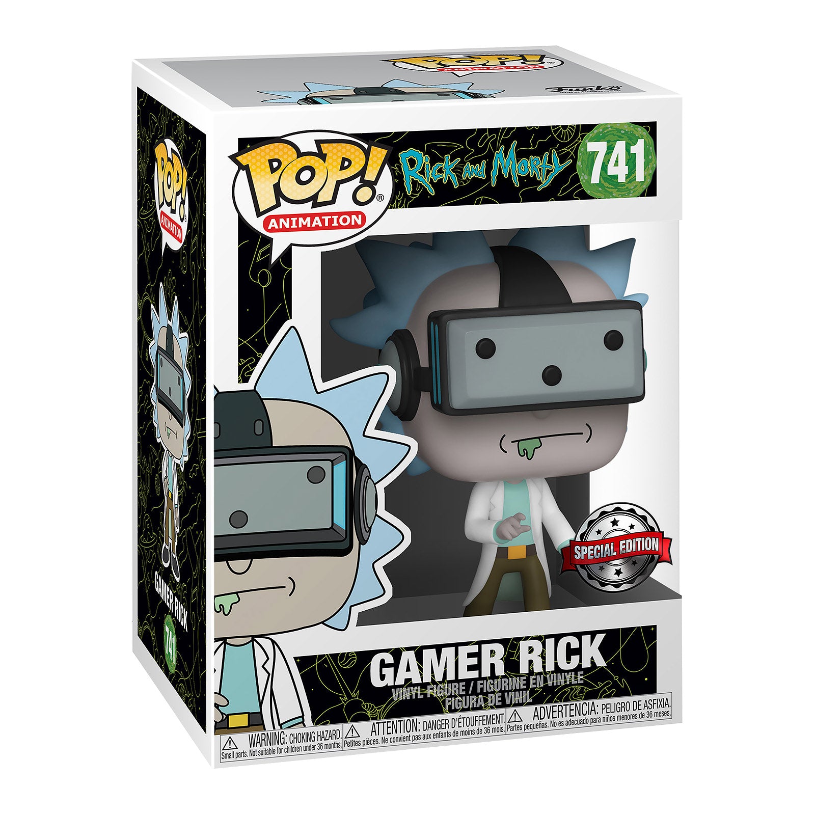 Productafbeelding Rick and Morty - Gamer Rick Funko Pop Figuur