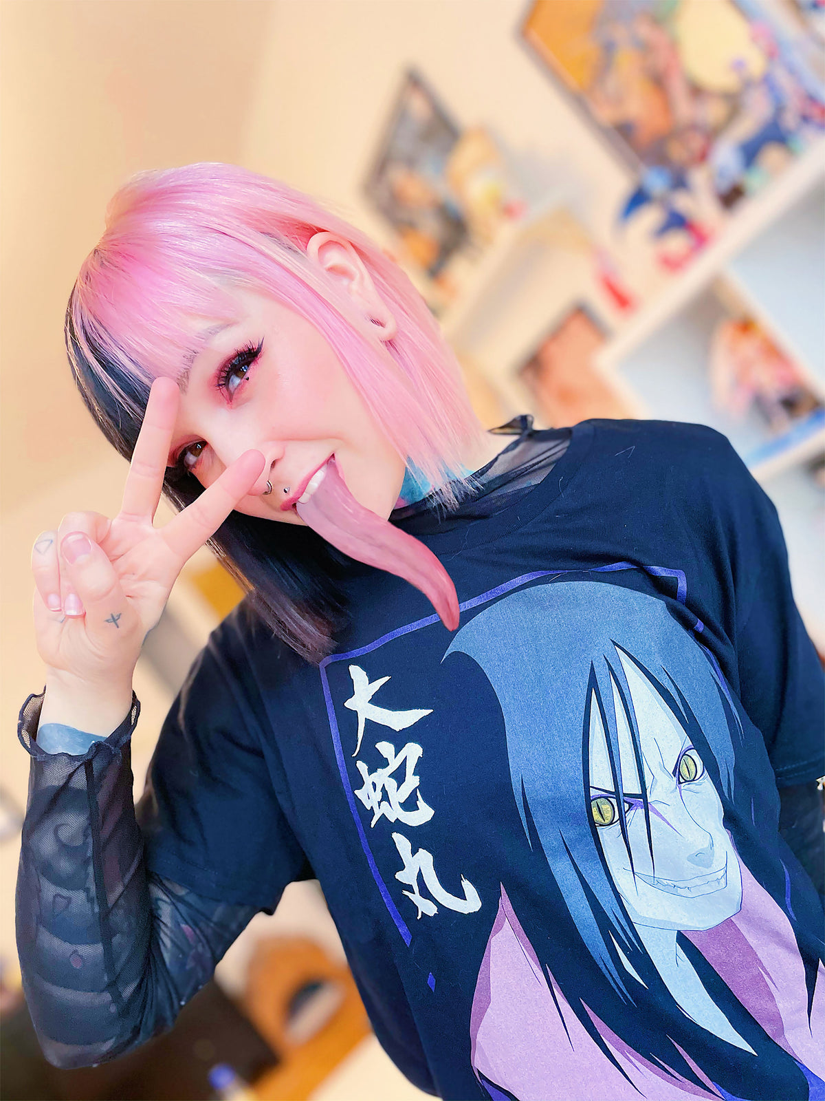 Productafbeelding Naruto - Orochimaru T-shirt zwart