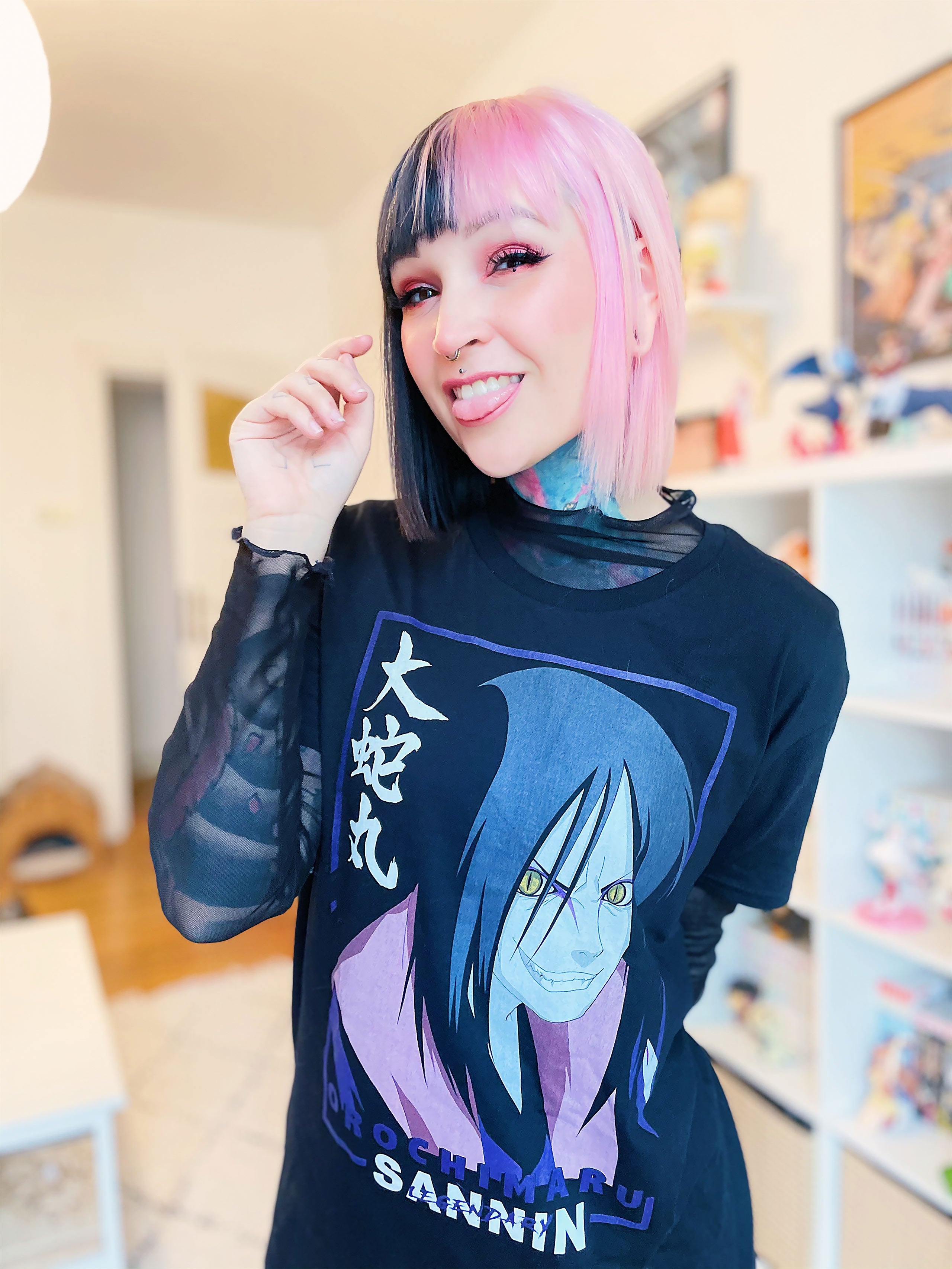 Productafbeelding Naruto - Orochimaru T-shirt zwart