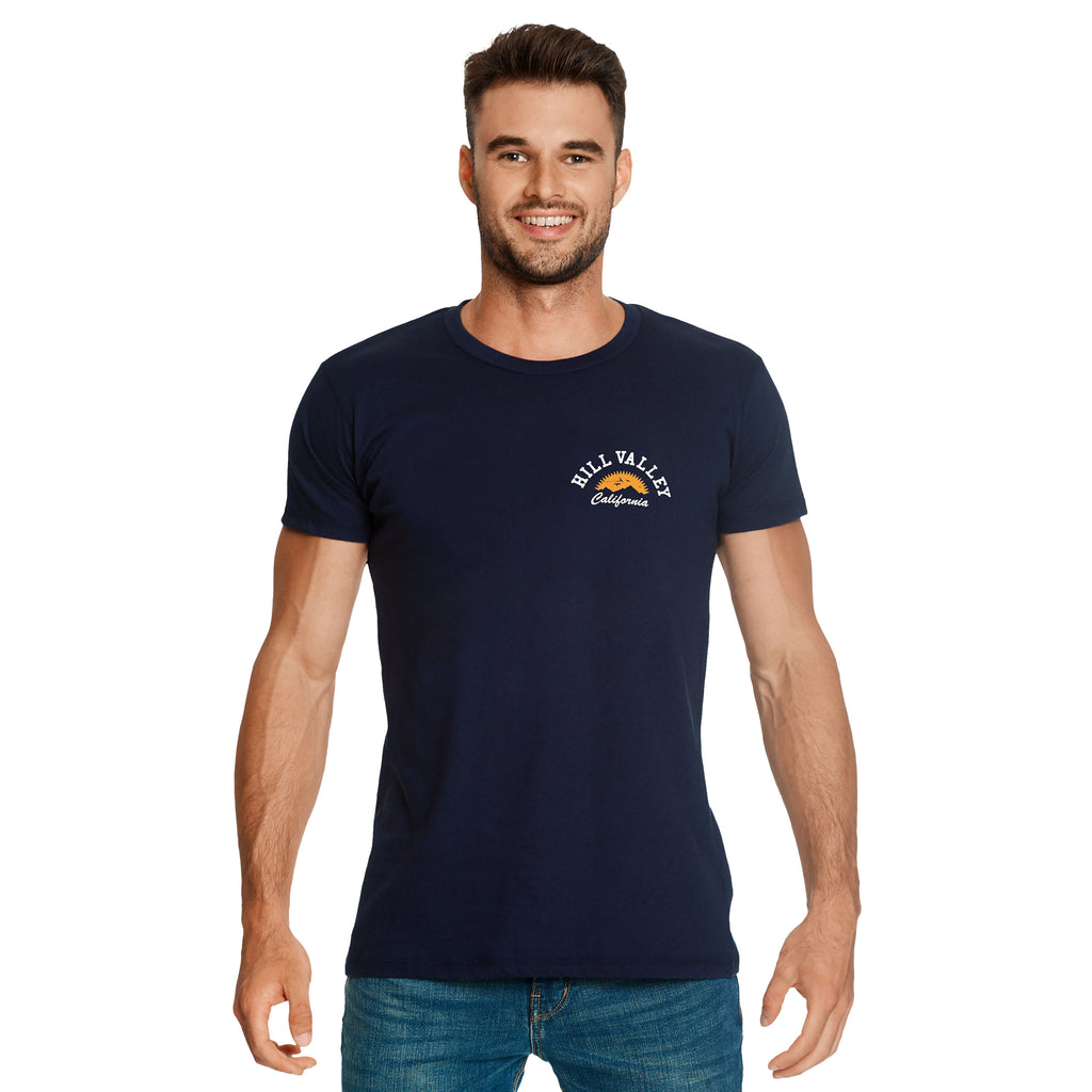 Productafbeelding Terug naar de Toekomst - Hill Valley T-Shirt Blauw