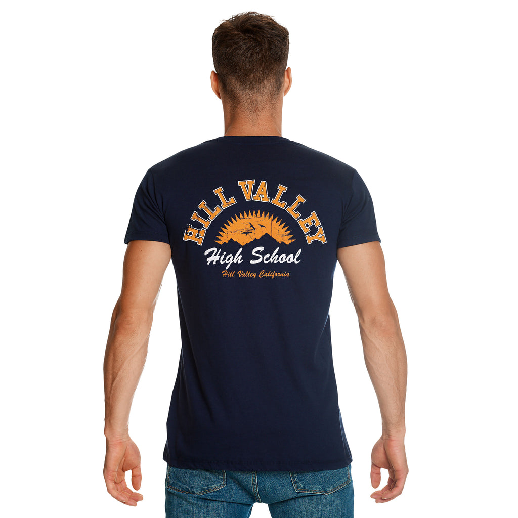 Productafbeelding Terug naar de Toekomst - Hill Valley T-Shirt Blauw