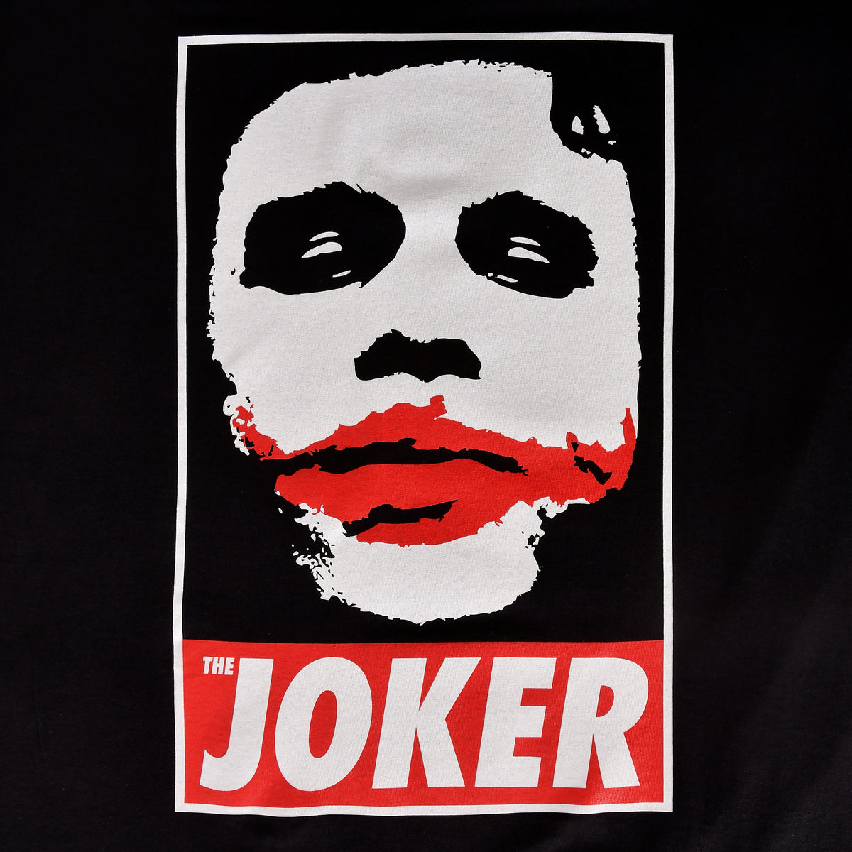 Productafbeelding The Dark Knight - Joker Poster T-Shirt Zwart