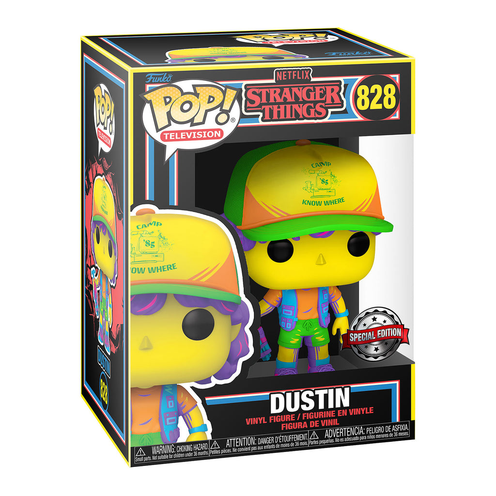 Productafbeelding Stranger Things - Dustin Blacklight Funko Pop Figurine
