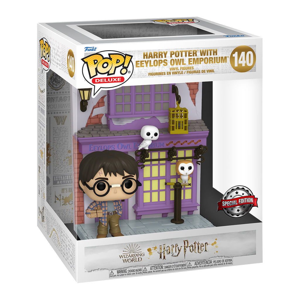 Productafbeelding Harry Potter en Eeylops Uil Winkel Funko Pop Figurine met Diorama