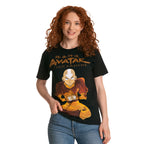 Productafbeelding Avatar De Laatste Luchtmeester - Aang State Pose T-shirt zwart