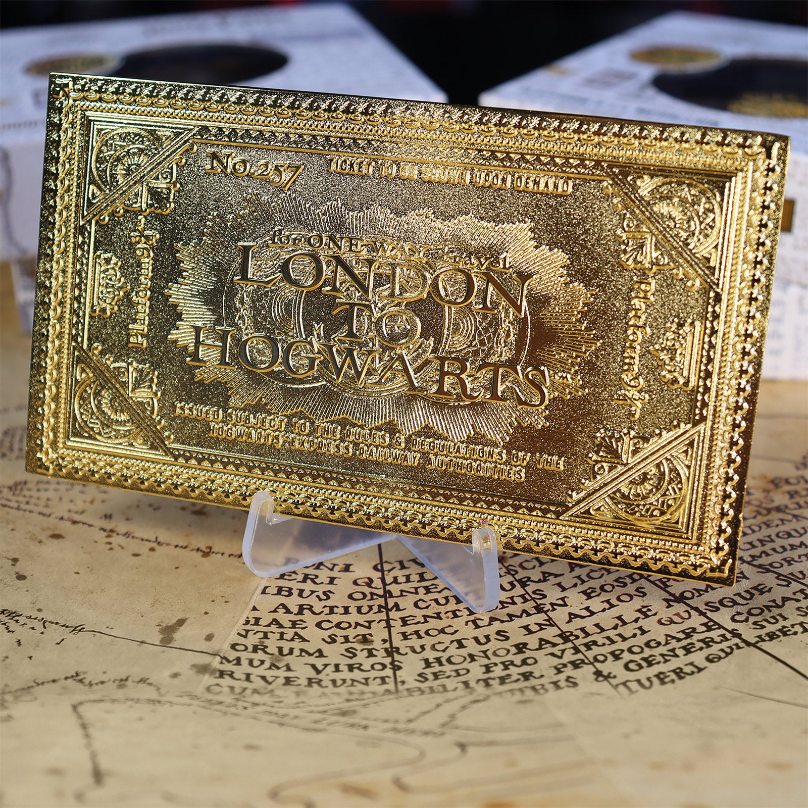 Productafbeelding Harry Potter - Hogwarts Express Ticket Replica Limited Edition