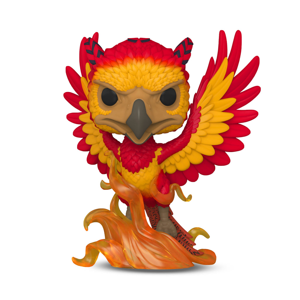 Productafbeelding Fawkes T-shirt met Funko Pop Glow in the Dark figuur - Harry Potter