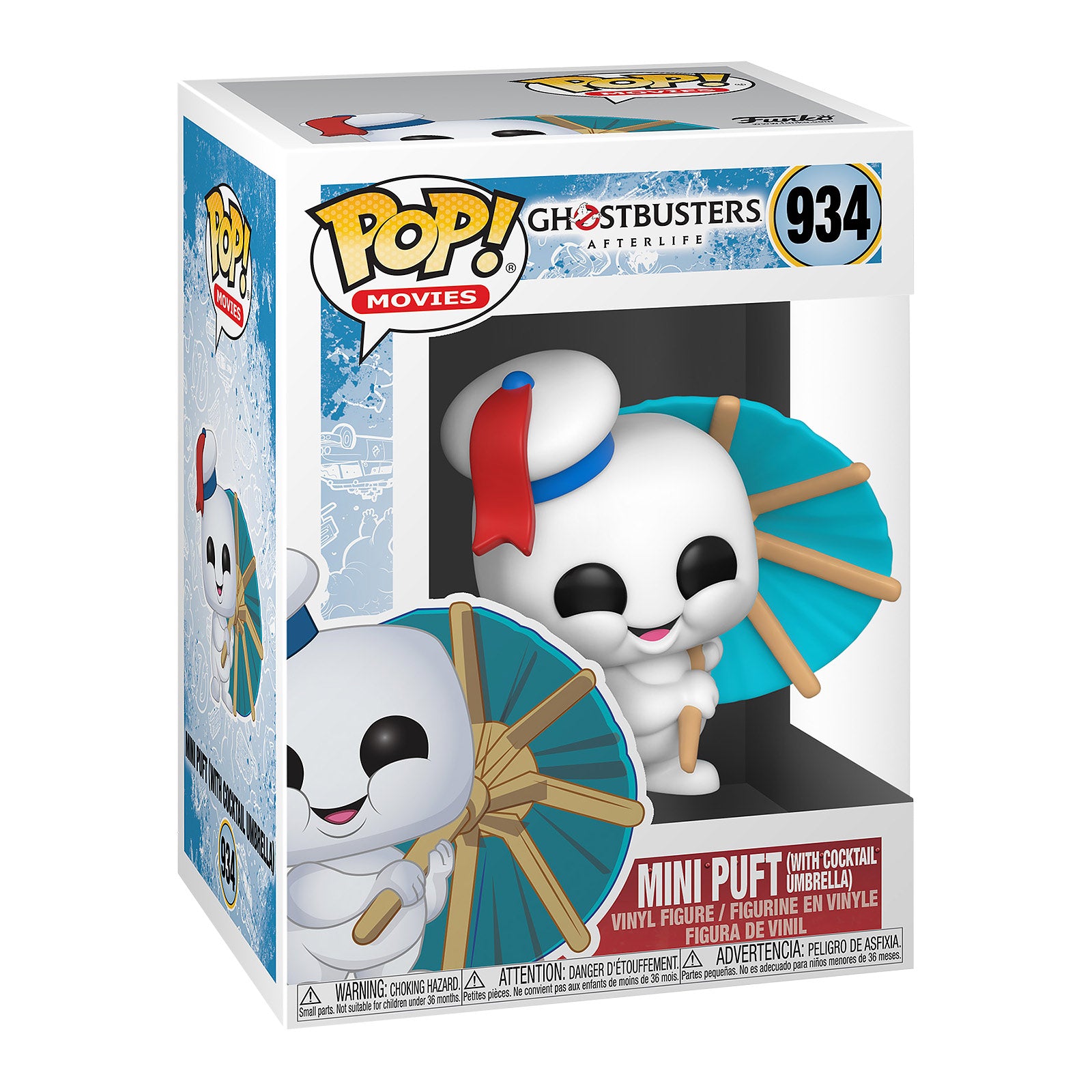 Productafbeelding Ghostbusters - Marshmallow Man met Cocktail Paraplu Funko Pop Figuur