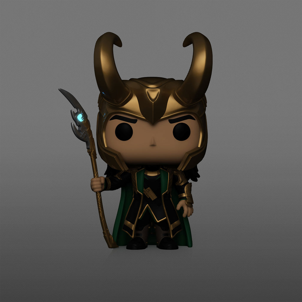 Product image Marvel - Loki with Scepter Glow in the Dark Funko Pop Bobblehead Figure